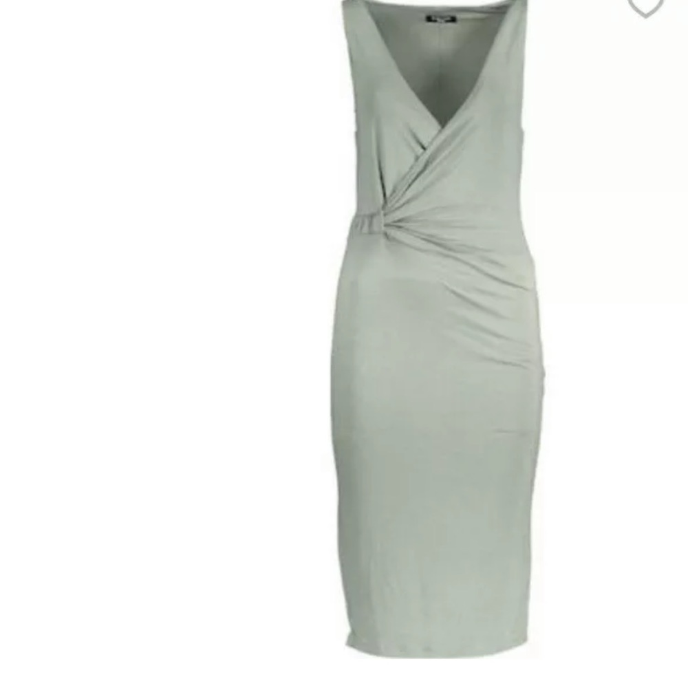 New Guess Marciano Marcel Sleeveless Midi Bodycon Black Dress S - Picture 5 of 7